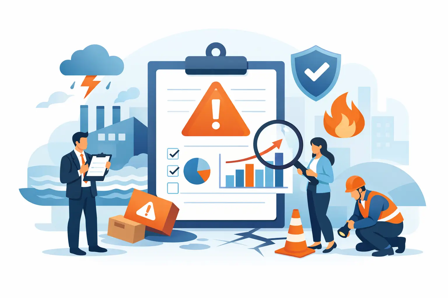Physical Risk Assessment Example for Business